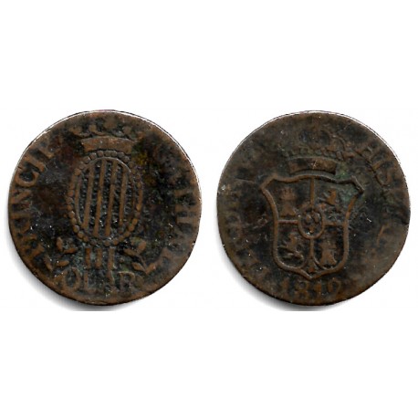 Fernando VII. 1812. 3 Cuartos (BC/BC-) Ceca de Cataluña