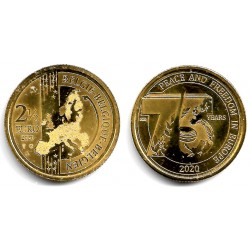 Bélgica. 2020. 2½ Euro (SC-) Manchas