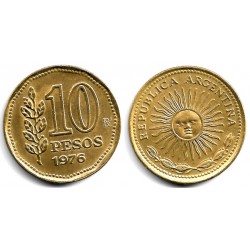 (72) Argentina. 1976. 10 Pesos (MBC)