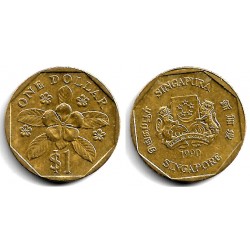 (54b) Singapur. 1990. 1 Dollar (MBC)