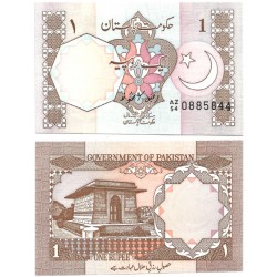 (24h) Pakistán. 1984-01. 1 Rupee (SC)