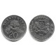 (52) Singapur. 1990. 20 Cents (MBC+)