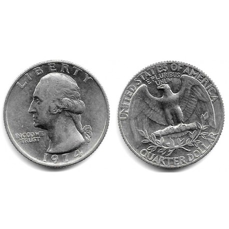 (164a) Estados Unidos de América. 1974. Quarter Dollar (MBC)