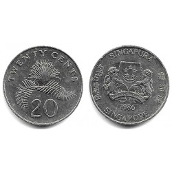 (52) Singapur. 1986. 20 Cents (MBC+)