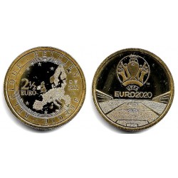 Bélgica. 2021. 2½ Euro (SC-) Leve Mancha