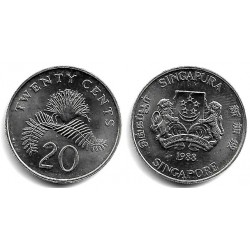 (52) Singapur. 1988. 20 Cents (SC)