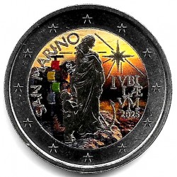 San Marino. 2025. 2 Euro (SC) Coloreada