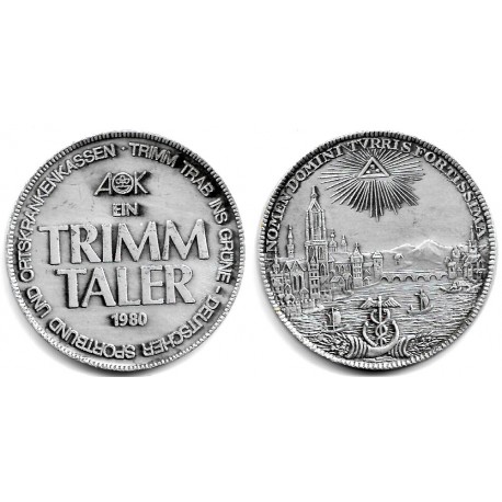 Medalla Conmemorativa de Evento Deportivo. 1980. 1 Trim Taler (EBC)