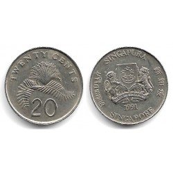 (52) Singapur. 1991. 20 Cents (MBC)