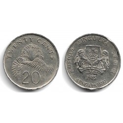 (152) Singapur. 1985. 20 Cents (MBC-)
