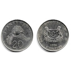 (101) Singapur. 2005. 20 Cents (MBC)