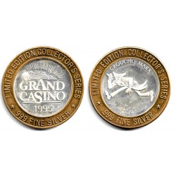 Grand Casino. Medalla Conmemorativa. Groucho Marx. 1995 (EBC)