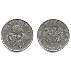 (52) Singapur. 1989. 20 Cents (MBC)