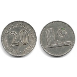 (4) Malasia. 1967. 20 Sen (BC)