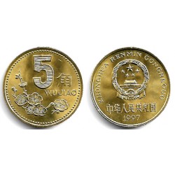 (336) China. 1997. 5 Jiao (EBC+)