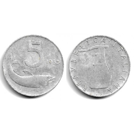 (92) Italia. 1955. 5 Lira (BC)