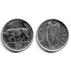 (28) Irlanda. 1993. 5 Pence (EBC)
