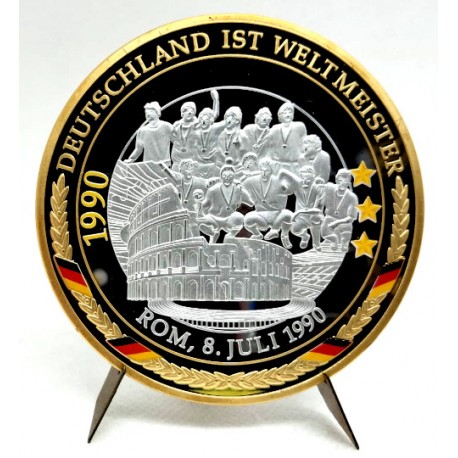 Medalla Conmemorativa Alemania Campeona del Mundo 1990 (Proof) 70mm