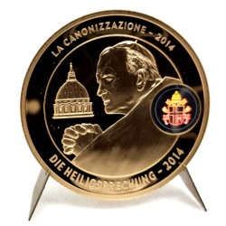 Medalla Conmemorativa de la Canonización de Juan Pablo II en 2014 (EBC+)