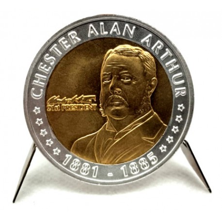 Medalla Conmemorativa del 21º Presidente. Chester Alan Arthur (EBC+)