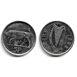 (28) Irlanda. 1998. 5 Pence (EBC)