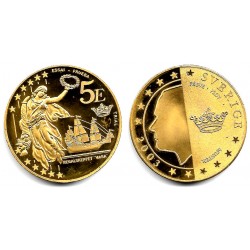 Suecia. 2003. 5 Euro (SC) Prueba