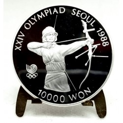 (62) Corea del Sur. 1987. 10000 Won (EBC+) (Plata)