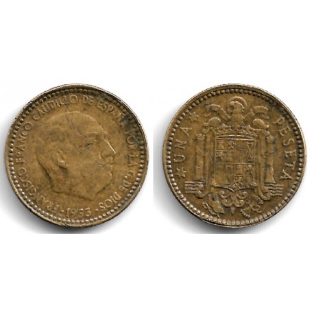 Estado Español. 1953*(19-63). 1 Peseta (BC-/BC)