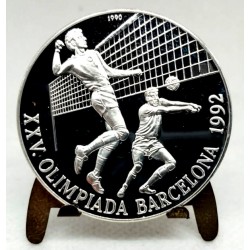 (344.1) Cuba. 1990. 10 Pesos (EBC+) (Plata)