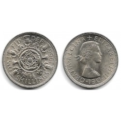 (906) Gran Bretaña. 1966. 2 Shillings (SC)