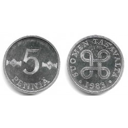 (45a) Finlandia. 1983. 5 Pennia (SC)