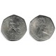 (913) Gran Bretaña. 1969. 50 New Pence (SC)