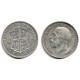 (835) Gran Bretaña. 1936. Half Crown (MBC) (Plata)