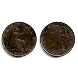 (747.2) Gran Bretaña. 1873. Farthing (MBC+)