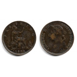 (753) Gran Bretaña. 1893. Farthing (MBC-)