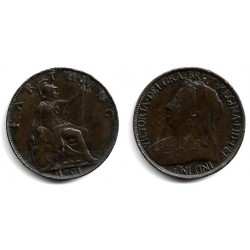 (788.2) Gran Bretaña. 1901. Farthing (MBC+)