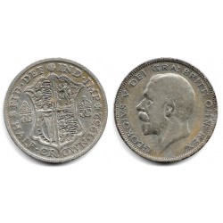 (835) Gran Bretaña. 1932. Half Crown (MBC-) (Plata)