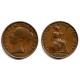 (726) Gran Bretaña. 1855. Half Penny (MBC)
