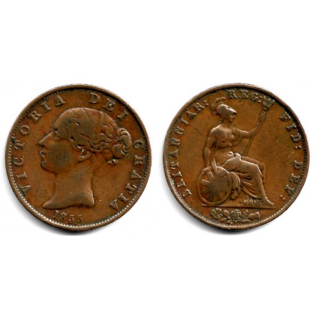 (726) Gran Bretaña. 1855. Half Penny (MBC)