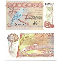 (118b) Surinam. 1978. 2½ Gulden (SC-) Pequeño escrito a lápiz