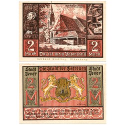 Jever (Baja Sajonia). 1920. 2 MNark (EBC+)