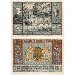 Jever (Baja Sajonia). 1920. 50 Pfennig (EBC+)