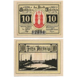 Jessnitz (Sajonia-Anhalt). 1921. 10 Pfennig (EBC+)