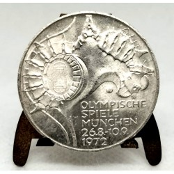 (133) Alemania. 1972(F). 10 Mark (MBC+) (Plata)