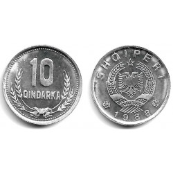 (60) Albania. 1988. 10 Qindarka (SC)