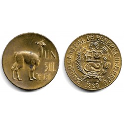 (248) Perú. 1969. 1 Sol de Oro (MBC-) Manchas