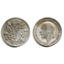 (832) Gran Bretaña. 1932. 6 Pence (BC) (Plata)