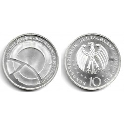 Alemania. 2010(F). 10 Euro (SC-) (Plata)