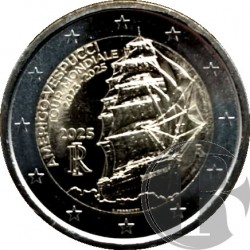 Italia. 2025. 2 Euro (SC) Americo Vespucci