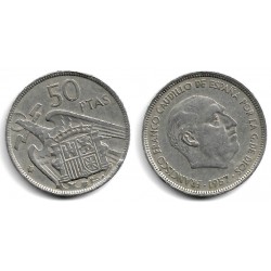 Estado Español. 1957*(59). 50 Pesetas (BC)